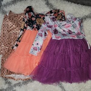 Girls NWOT 3 Dresses size 8